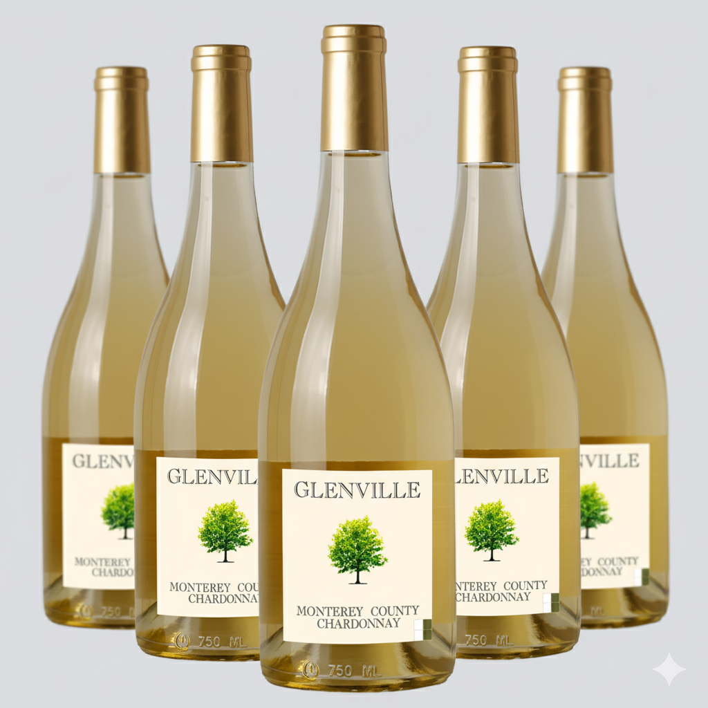 Monterey County Chardonnay 12 Bottle Case by Glenville Varietal