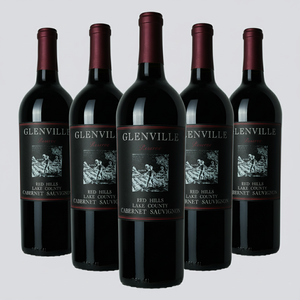 Red Hills Lake County Cabernet Sauviginon 12 Bottle Case by Glenville Varietal