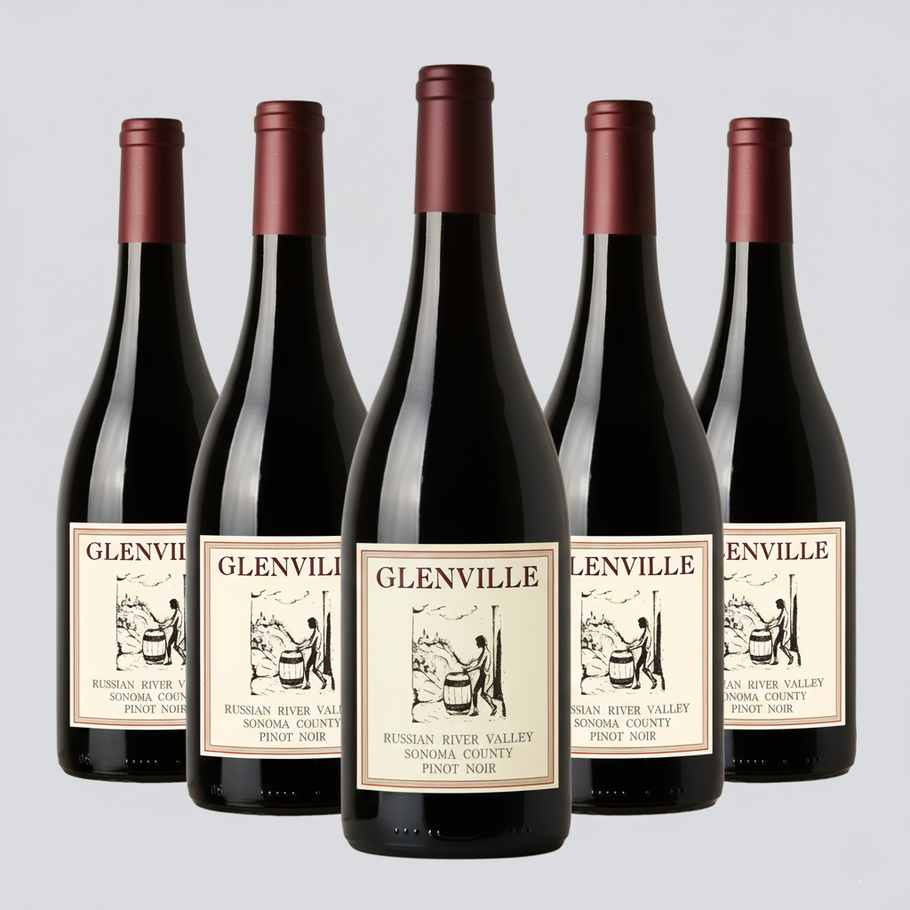 Russian River Valley Sonoma Coast 12 Bottle Case by Glenville Varietal